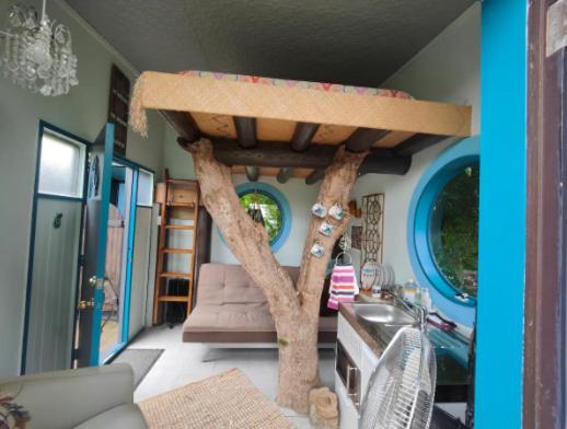 Starry Nights Cabin Fever Waikino Værelse billede